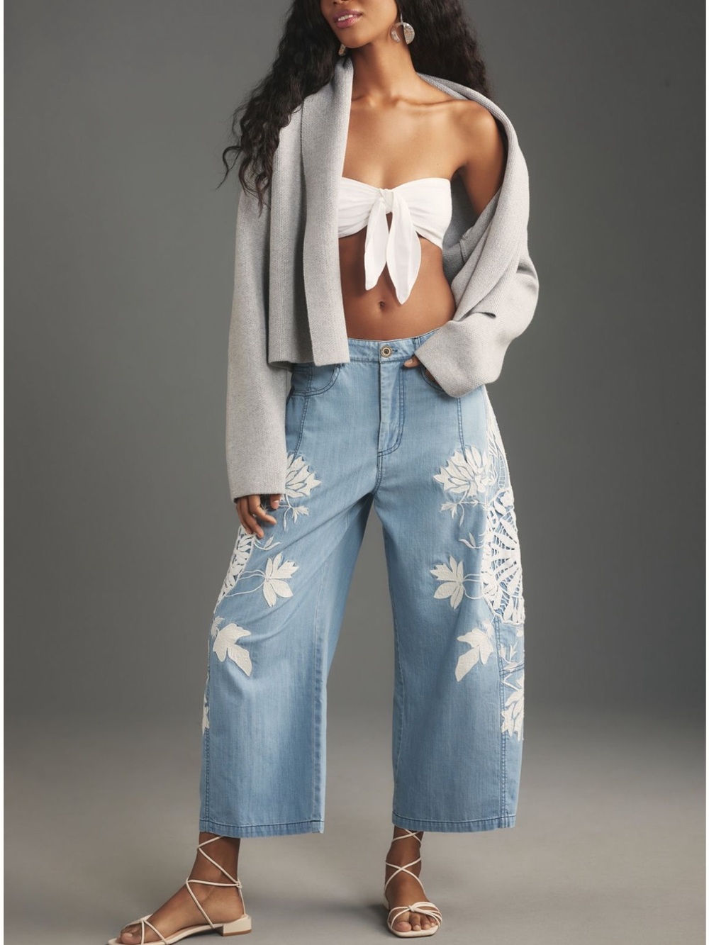 Anthropologie Mariel Crop Cardigan Sweater - Picture 3 of 10